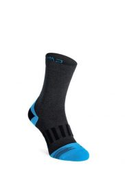 Skarpety turystyczne CMP Trekking Sock Low Microlon. Szare skarpety CMP, bez wzorów, z materiału. Za 58.29 zł.