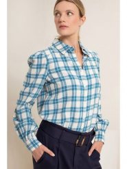 Josephine & Co Koszula w kolorze niebieskim rozmiar: 38. Niebieskie koszule Josephine & Co, bez wzorów, z bawełny, bez kołnierzyka, bez ramiączek. Za 114.17 zł.