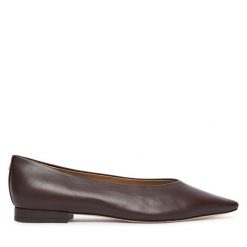 Baleriny LAUREN RALPH LAUREN. Brązowe baleriny Lauren Ralph Lauren, bez wzorów, bez obcasa. Za 769.99 zł.