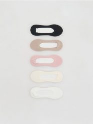 Stopki 5 pack - różowy. Czerwone skarpety Reserved, bez wzorów. Za 59.99 zł.