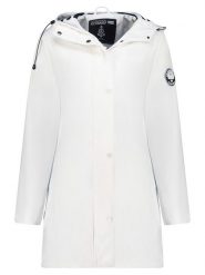 Geographical Norway Parka "Carrie" w kolorze białym rozmiar: S. Białe parki Geographical Norway, s, bez kaptura. Za 209.45 zł.