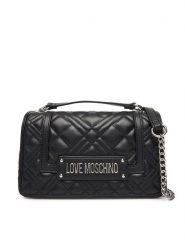 LOVE MOSCHINO Torebka JC4001PP1NLA000B Czarny. Czarne torebki klasyczne Love Moschino, bez wzorów, ze skóry, bez dodatków. Za 949.99 zł.