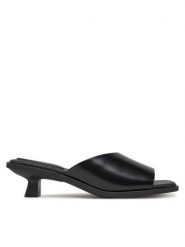 Tommy Jeans Klapki The Noho Mule EN0EN02799 Czarny. Czarne klapki Tommy Jeans, bez wzorów, z jeansu, bez obcasa. Za 339.99 zł.