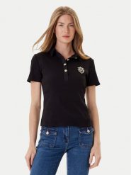 Morgan Polo 252-DPOLLA Czarny Slim Fit. Czarne koszulki polo Morgan, m, bez wzorów, z bawełny, bez kołnierzyka, bez ramiączek. Za 189.99 zł.