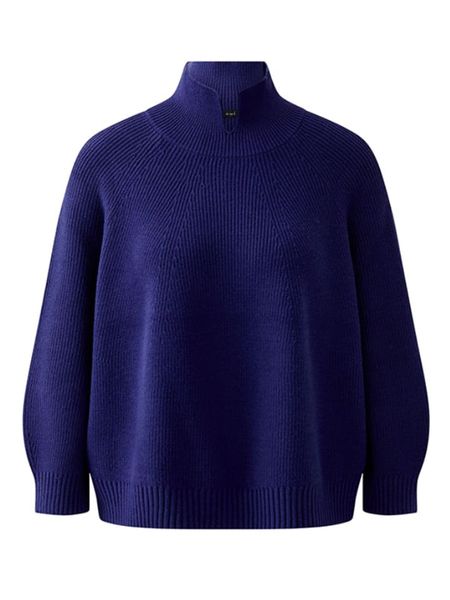 Oui Golf w kolorze niebieskim rozmiar: 36. Niebieskie golfy Oui, bez wzorów, bez ramiączek. Za 214.19 zł.