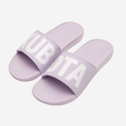 Klapki Kubota Pro 2.0 Pastelowy Fiolet. Klapki Kubota, bez wzorów, z mikrofibry, bez obcasa. W wyprzedaży za 79.99 zł.