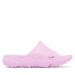 Klapki Columbia. Fioletowe klapki Columbia, bez wzorów, bez obcasa. Za 159.99 zł.