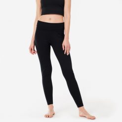 Legginsy Do Jogi Damskie Czarne. Czarne legginsy KIMJALY, m, bez wzorów, z bawełny. W wyprzedaży za 39.99 zł.