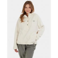 Bluza Damska Fundango Juniper Pile. Białe bluzy FUNDANGO, bez wzorów, z polaru. Za 319.90 zł.