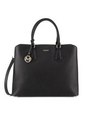 MEXX Torebka MEXX-B-004-06 Czarny. Czarne shopper Mexx, bez wzorów, z materiału, bez dodatków. Za 229.99 zł.