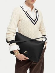 Beverly Hills Polo Club Torebka CEO-BHPC-L-005-10 Czarny. Czarne torebki klasyczne Beverly Hills Polo Club, bez wzorów, ze skóry, bez dodatków. Za 179.99 zł.