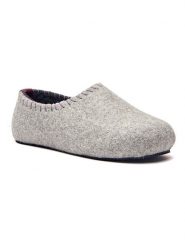 Comfortfusse Kapcie w kolorze szarym rozmiar: 45. Szare obuwie domowe Comfortfüße, bez wzorów, z materiału, bez zapięcia. Za 158.47 zł.