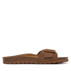 Klapki Toni Pons. Brązowe klapki Toni Pons, bez wzorów, bez obcasa. Za 239.99 zł.