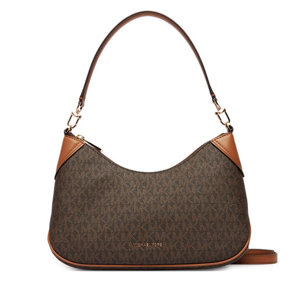 Torebka MICHAEL Michael Kors. Brązowe torebki klasyczne MICHAEL Michael Kors, bez wzorów, bez dodatków. Za 624.99 zł.