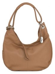 Anna Morellini Skórzana torebka "Alba" w kolorze jasnobrązowym - 38 x 34 x 10 cm rozmiar: onesize. Brązowe torby na ramię Anna Morellini, bez wzorów, z materiału, na ramię, bez dodatków. Za 282.99 zł.