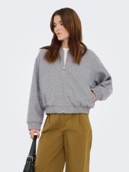 ONLY Kurtka "Elba" w kolorze szarym rozmiar: M. Szare kurtki Only, m, bez wzorów, bez kaptura. Za 163.26 zł.