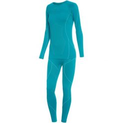 Komplet bielizny termoaktywnej narciarskiej damskiej Viking Lotta z recyklingu. Niebieskie bielizna sportowa Viking, xl, bez wzorów. Za 139.99 zł.