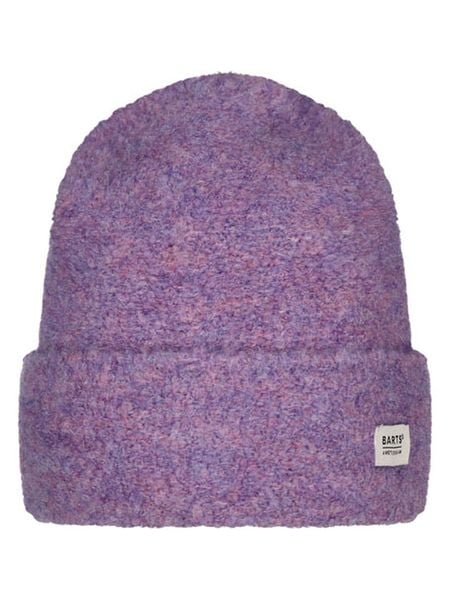 Barts Czapka "Altei" w kolorze fioletowym rozmiar: onesize. Różowe czapki Barts, z aplikacjami, z wełny. Za 99.80 zł.