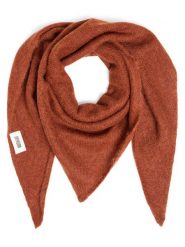 Drykorn szalik trójkątny z domieszką alpaki i wełny Kobiety Wełna brązowy, ONE SIZE. Brązowe szaliki DRYKORN, bez wzorów, z wełny. Za 499.95 zł.