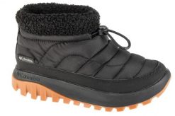 Buty zimowe damskie, Snowtrot Shorty. Czarne trekkingi Columbia, z materiału, trekkingowe. Za 299.00 zł.