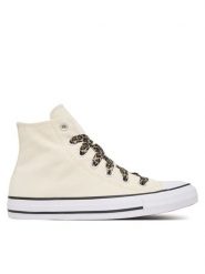 Converse Trampki Chuck Taylor All Star Leopard Laces A19179C Kremowy. Białe trampki Converse, bez wzorów, z materiału, bez zapięcia. Za 419.99 zł.