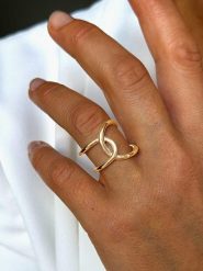 DI GIORGIO Pozłacany pierścionek rozmiar: 52. Żółte pierścionki DI GIORGIO, pozłacane. Za 266.03 zł.