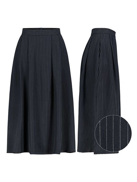 Sublevel Spódnica w kolorze granatowym rozmiar: M/L. Niebieskie spódnice Sublevel, l, bez wzorów, midi. Za 70.24 zł.