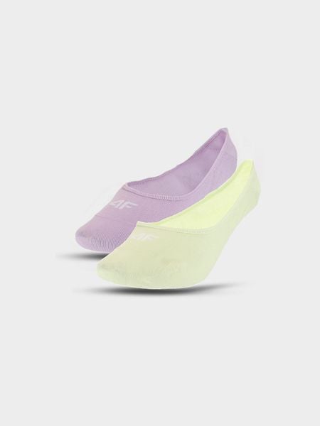 4F Skarpetki casual no-show (2-pack) damskie - multikolor 35-38. Skarpety 4f, bez wzorów, z bawełny. W wyprzedaży za 29.99 zł.