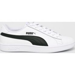 Puma - Buty Smash v2. Białe obuwie sportowe Puma, z gumy, bez zapięcia. Za 249.90 zł.