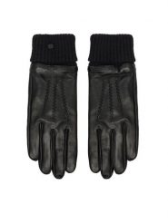 EMU Australia Rękawiczki Damskie Loch Gloves W7016 Czarny. Czarne rękawiczki EMU Australia, bez wzorów, ze skóry. Za 529.99 zł.