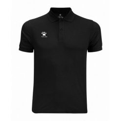 Kelme Polo Manga Corta Basic Negro Unisex. Czarne koszulki polo Kelme, bez wzorów, bez kołnierzyka, bez ramiączek. Za 87.35 zł.