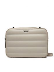Calvin Klein Torebka Line Quilt Camera Bag K60K612114 Szary. Szare listonoszki Calvin Klein, bez wzorów, ze skóry, bez dodatków. Za 559.99 zł.