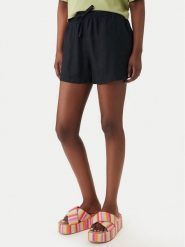 Roxy Szorty materiałowe Lekeitio Break ERJNS03490 Czarny Regular Fit. Czarne szorty Roxy, bez wzorów, z materiału. Za 169.99 zł.