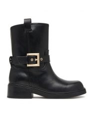 Armani Exchange Botki XW001654 AF17476 UC001 Czarny. Czarne botki Armani Exchange, bez wzorów, ze skóry, bez obcasa, na płaskiej podeszwie, bez zapięcia. Za 1,169.00 zł.