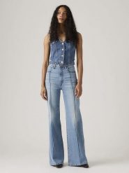 Levi's Dżinsy - Comfort fit - w kolorze błękitnym rozmiar: W30/L32. Niebieskie jeansy Levi's®, l, z aplikacjami, z podwyższonym stanem. Za 232.95 zł.