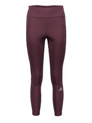 Adidas Legginsy sportowe w kolorze fioletowym rozmiar: S. Różowe legginsy Adidas, s, bez wzorów, z materiału, outdoorowe. Za 123.25 zł.