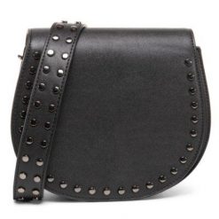 QUAZI RX0578 Czarny. Czarne torebki klasyczne QUAZI, bez wzorów, ze skóry ekologicznej, bez dodatków. Za 149.99 zł.