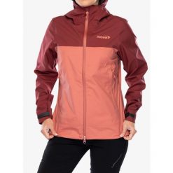 Kurtka przeciwdeszczowa damska Inov-8 Venturelite Jacket FZ. Czerwone kurtki sportowe Inov-8, bez wzorów, bez kaptura, trekkingowe. Za 974.99 zł.
