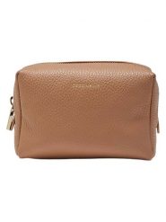 COCCINELLE Skórzana kosmetyczka w kolorze jasnobrązowym - 15 x 10 x 8 cm rozmiar: onesize. Brązowe kufry i kosmetyczki Coccinelle, bez wzorów, z materiału, bez dodatków. Za 257.14 zł.