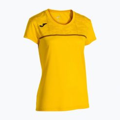 Koszulka do biegania damska Joma Record III. Żółte koszulki sportowe Joma, bez wzorów, bez ramiączek, do biegania. Za 89.99 zł.
