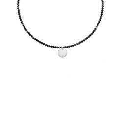 Naszyjnik z kamieni spinel z medalikiem posrebrzany. Naszyjniki Lilou, z spinelem, posrebrzane. Za 288.00 zł.