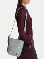 G-Star Raw Torebka EO-LDA8713 Niebieski. Niebieskie listonoszki G-Star Raw, bez wzorów, z materiału, bez dodatków. Za 199.99 zł.