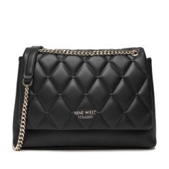 Torebka Nine West. Czarne torebki klasyczne Nine West, bez wzorów, bez dodatków. Za 199.99 zł.