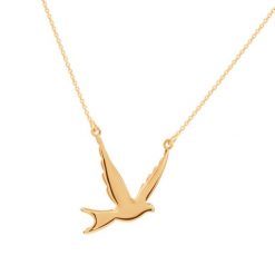 Naszyjnik Gołąb Pokoju pozłacany. Żółte naszyjniki Lilou, pozłacane. Za 249.00 zł.