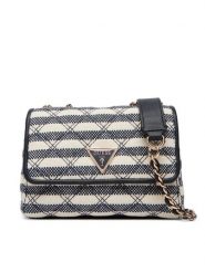 Guess Torebka Giully II Mini HWAG96 73740 Granatowy. Niebieskie listonoszki Guess, z aplikacjami, z materiału, bez dodatków. Za 549.99 zł.