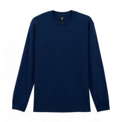 Koszulka Z Długim Rękawem Dla Dorosłych Unisex Hammer. Niebieskie bluzki GILDAN, xl, bez wzorów, sportowe, bez kołnierzyka, bez ramiączek. Za 122.99 zł.