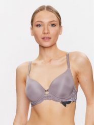 Triumph Biustonosz z fiszbiną Amourette 10214459 Szary. Szare biustonosze Triumph, bez wzorów, z syntetyku. Za 109.99 zł.