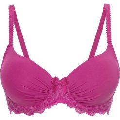 Biustonosz usztywniany Pink Collection bonprix fuksja. Biustonosze bonprix. Za 54.99 zł.