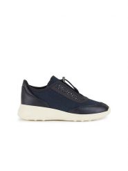 Geox Sneakersy "Alleniee" w kolorze granatowym rozmiar: 38. Niebieskie trampki Geox, bez wzorów, bez zapięcia. Za 232.95 zł.