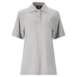 Koszulka polo damska Whistler Vale. Szare koszulki polo Whistler, bez wzorów, bez kołnierzyka, bez ramiączek. W wyprzedaży za 85.99 zł.